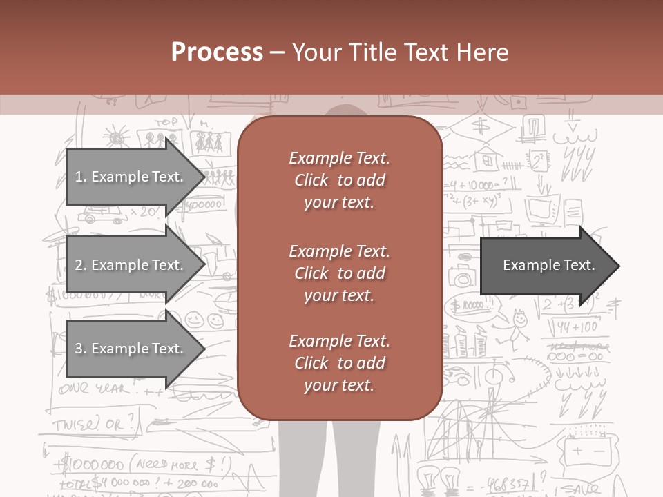 Background Message Sketch PowerPoint Template