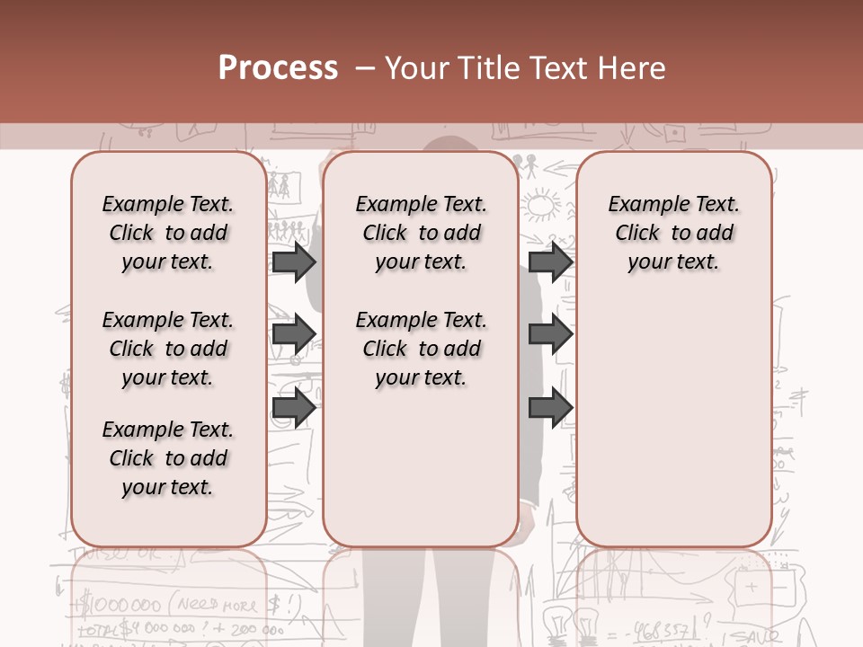 Background Message Sketch PowerPoint Template