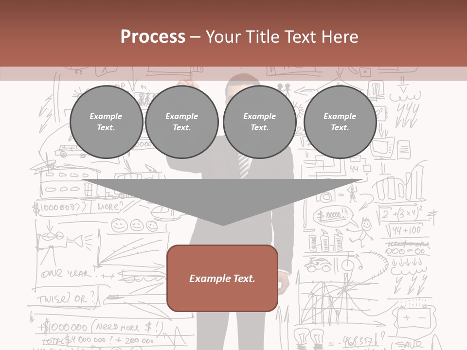 Background Message Sketch PowerPoint Template