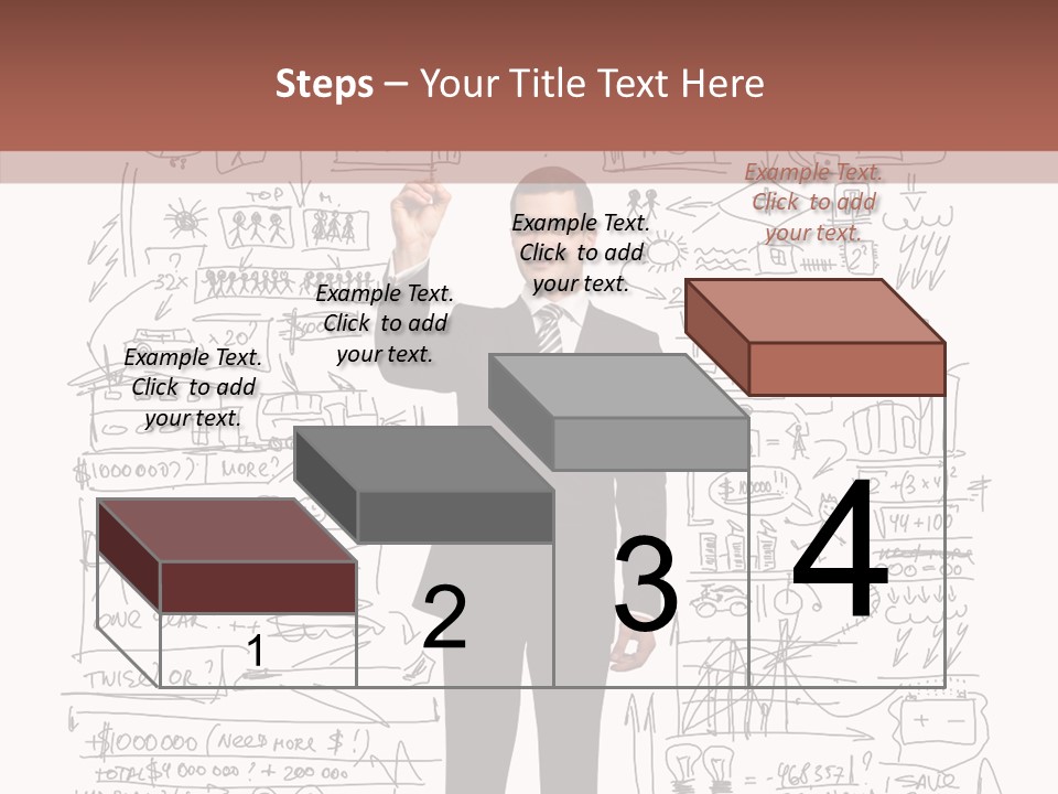 Background Message Sketch PowerPoint Template