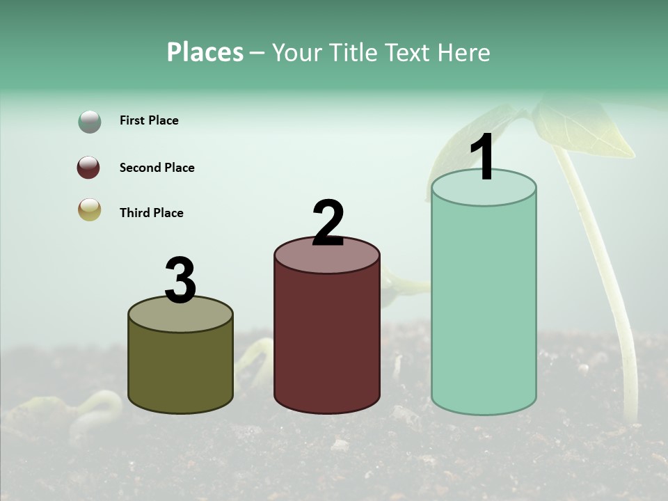 Botany Isolated Reforestation PowerPoint Template