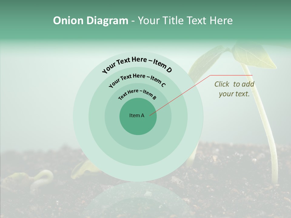 Botany Isolated Reforestation PowerPoint Template