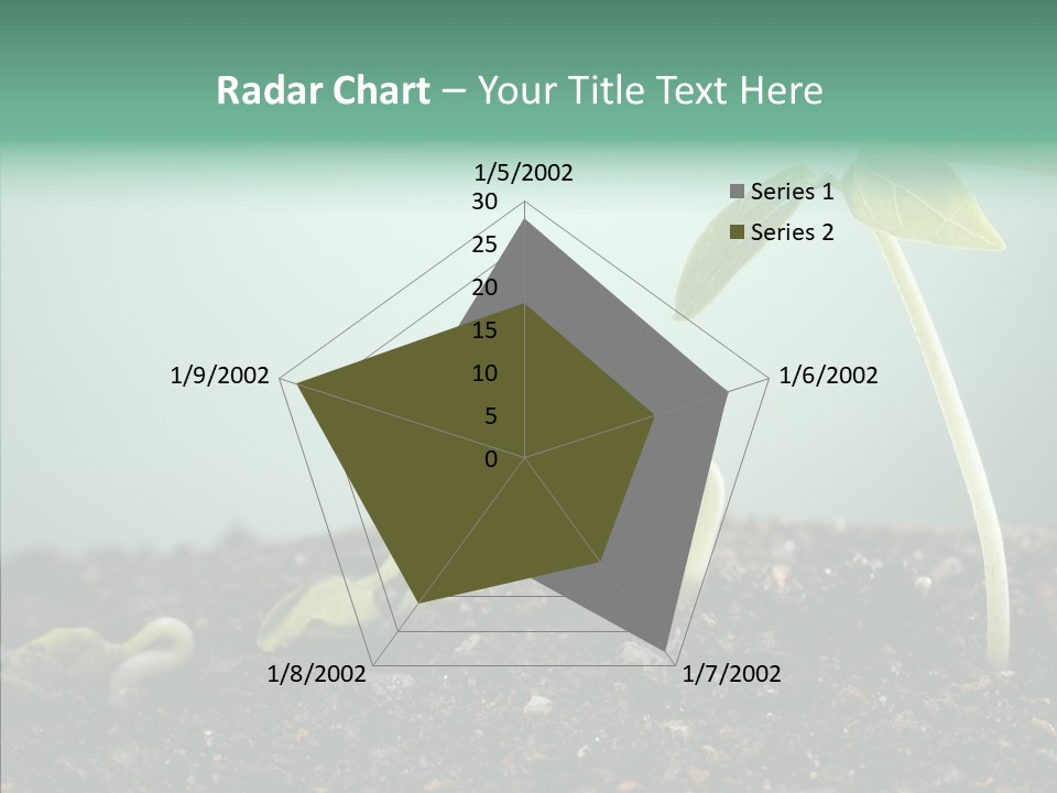 Botany Isolated Reforestation PowerPoint Template