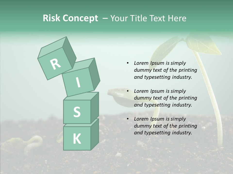 Botany Isolated Reforestation PowerPoint Template