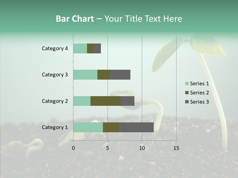 Botany Isolated Reforestation PowerPoint Template