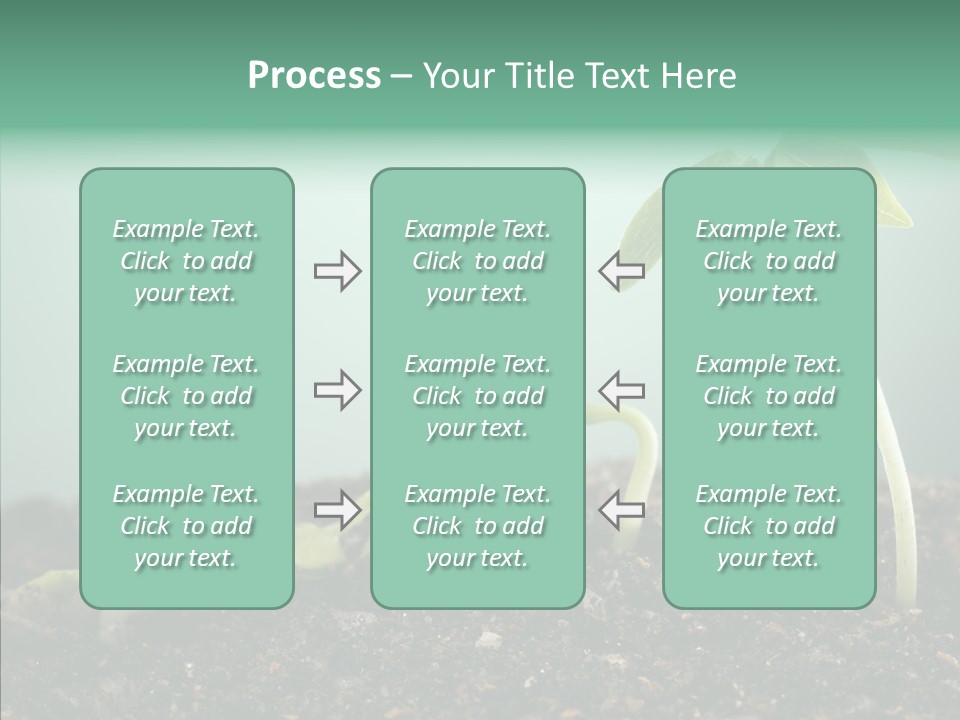 Botany Isolated Reforestation PowerPoint Template