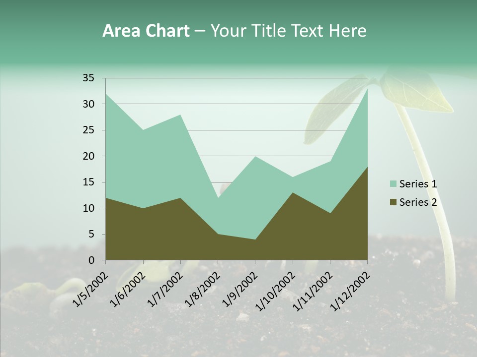 Botany Isolated Reforestation PowerPoint Template