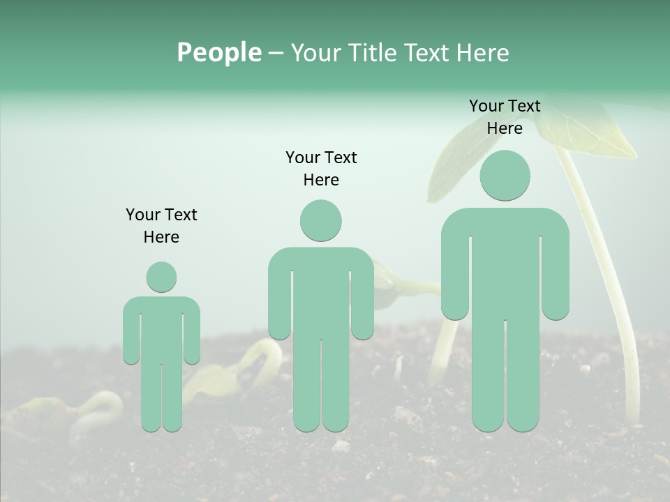 Botany Isolated Reforestation PowerPoint Template