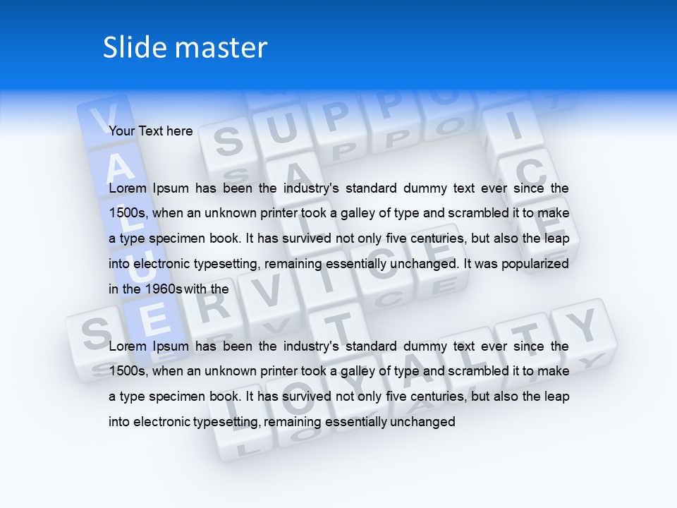 Balance Isolated Growth PowerPoint Template