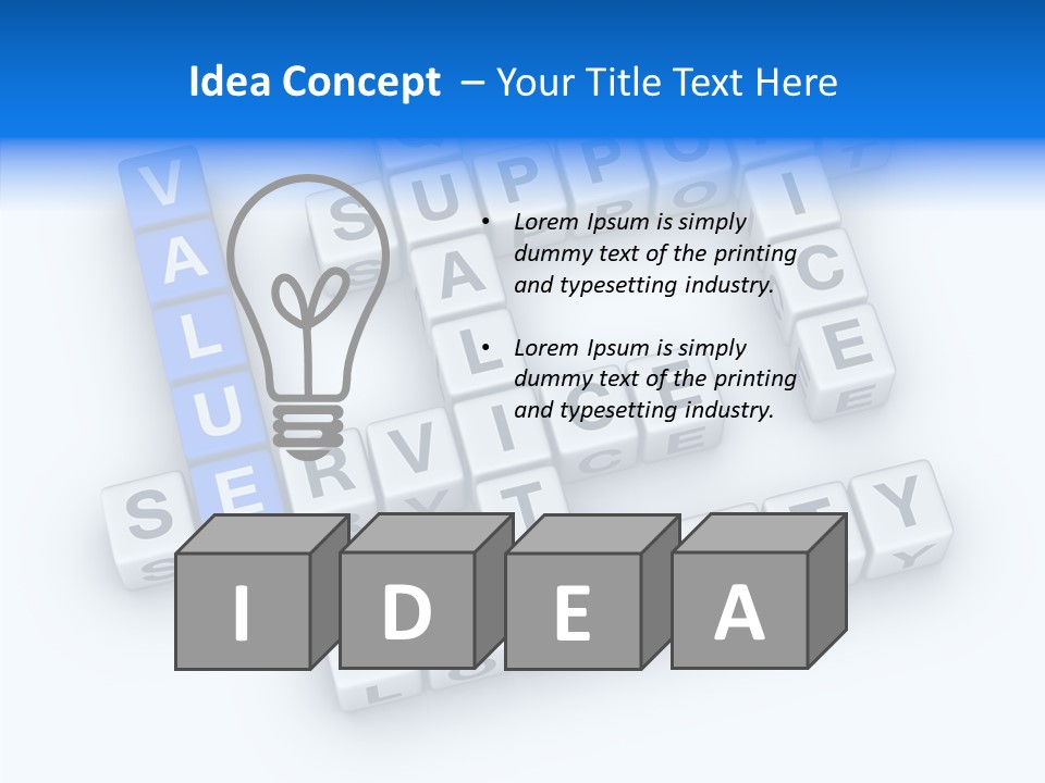 Balance Isolated Growth PowerPoint Template