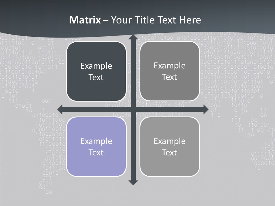 Black Pattern Idea PowerPoint Template