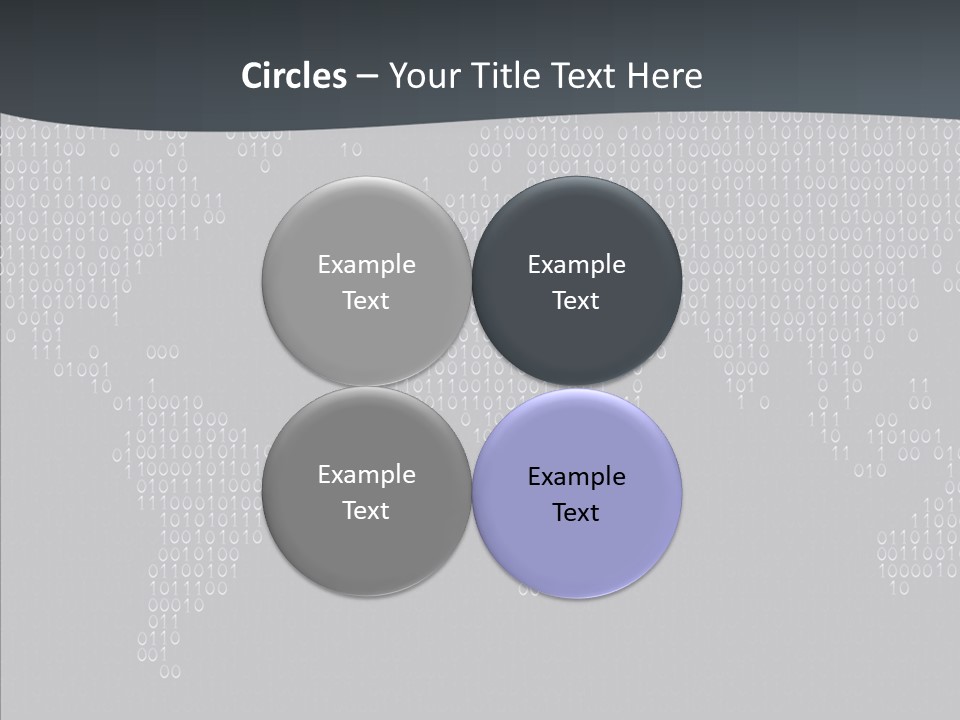 Black Pattern Idea PowerPoint Template