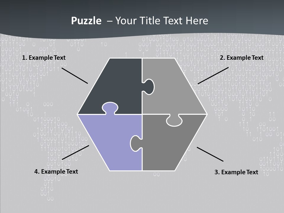 Black Pattern Idea PowerPoint Template