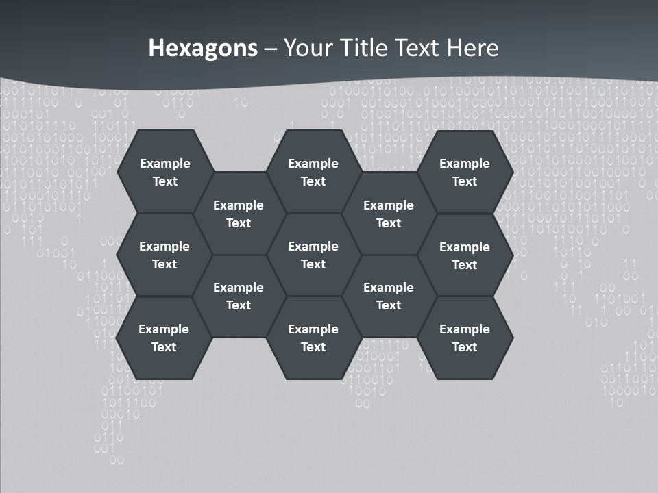Black Pattern Idea PowerPoint Template