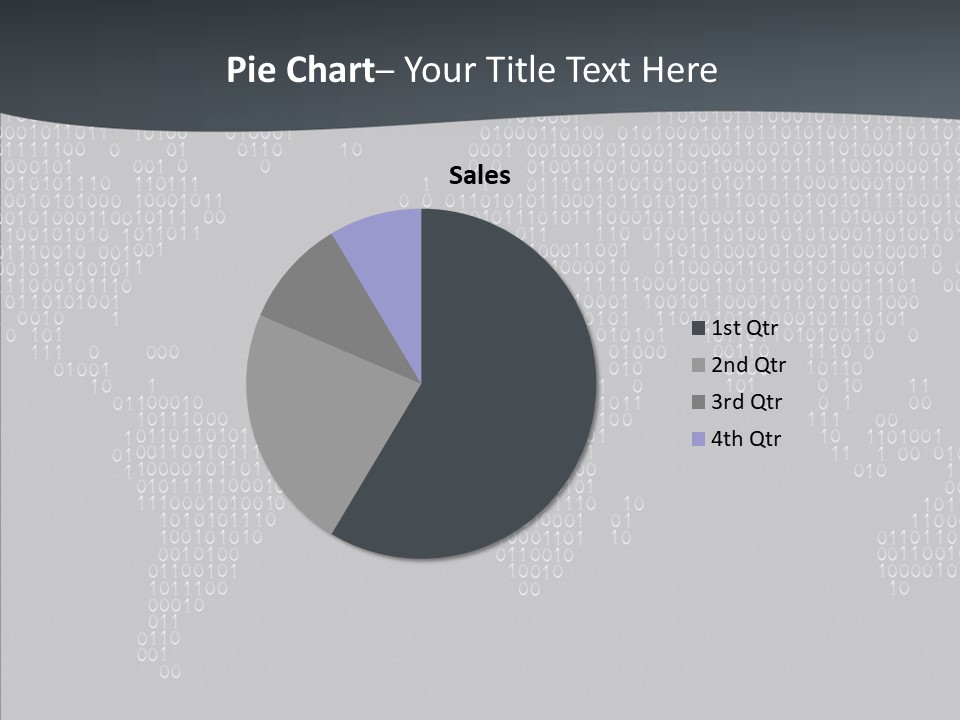 Black Pattern Idea PowerPoint Template