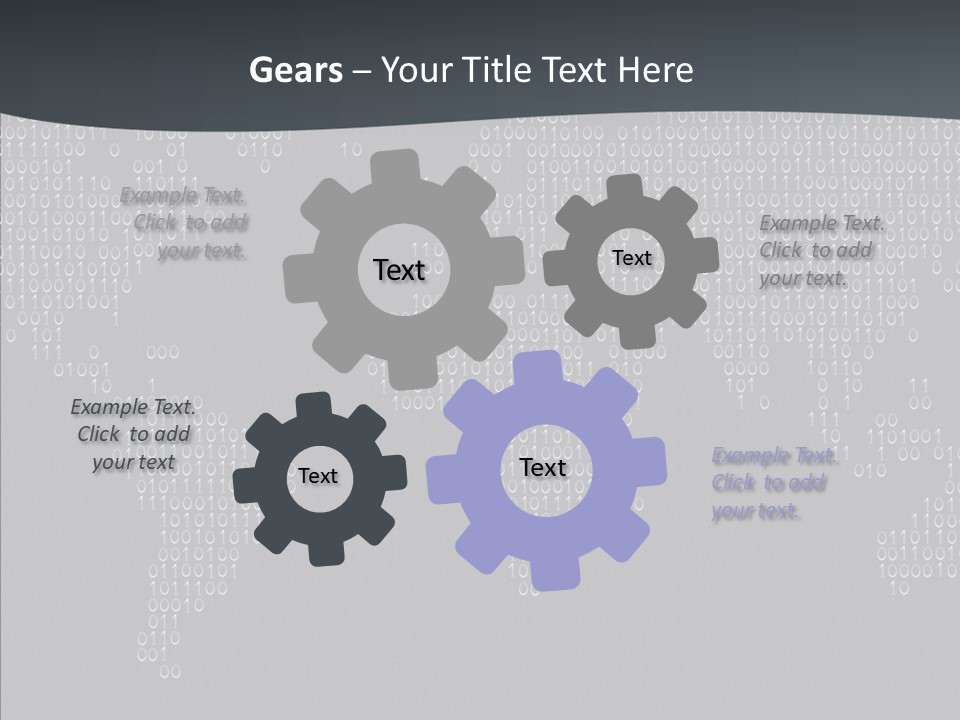 Black Pattern Idea PowerPoint Template