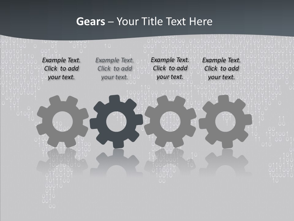 Black Pattern Idea PowerPoint Template