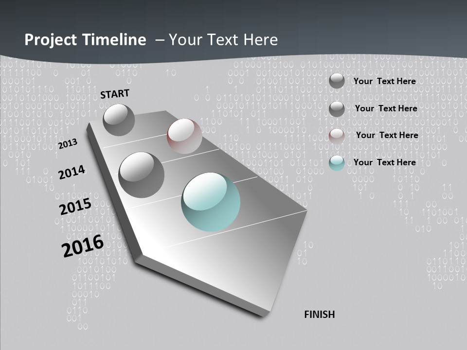 Black Pattern Idea PowerPoint Template