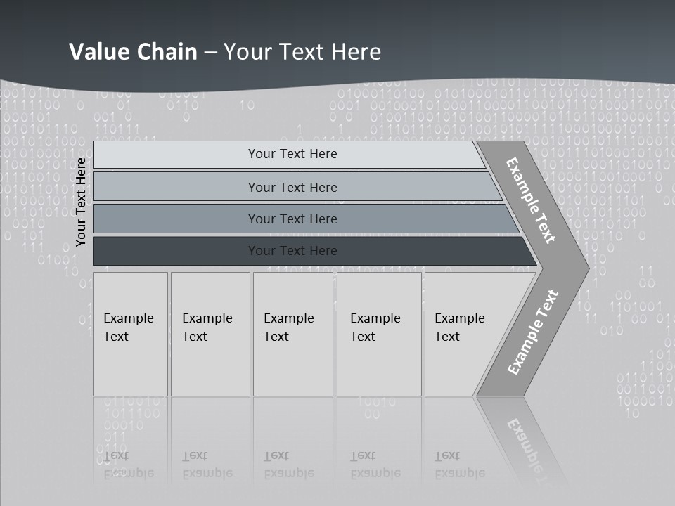 Black Pattern Idea PowerPoint Template