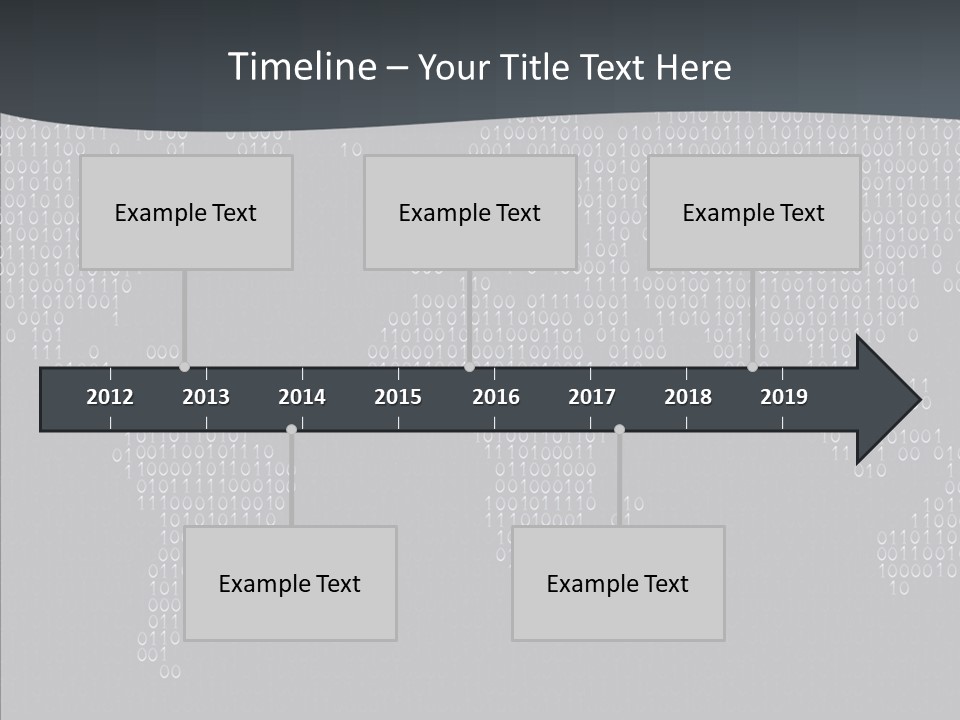 Black Pattern Idea PowerPoint Template