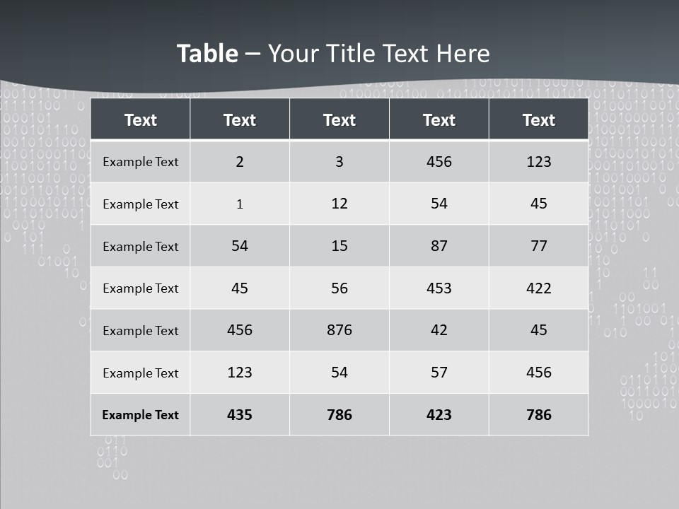 Black Pattern Idea PowerPoint Template