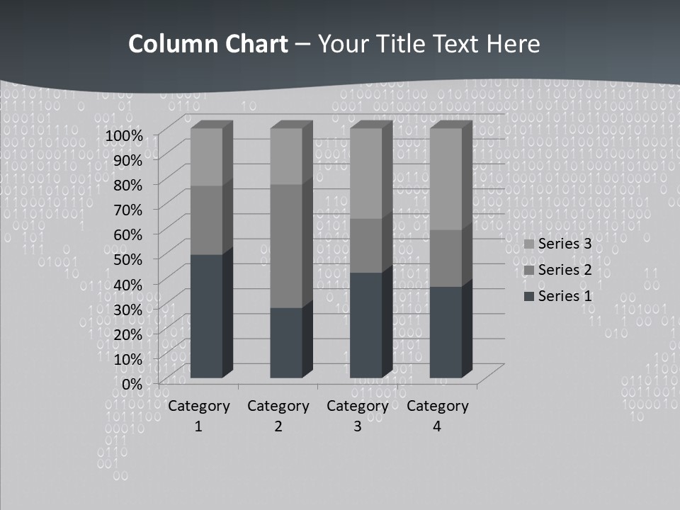 Black Pattern Idea PowerPoint Template