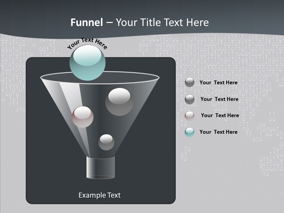 Black Pattern Idea PowerPoint Template