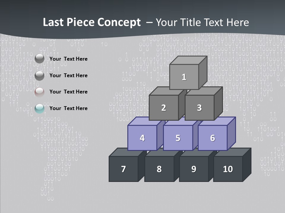 Black Pattern Idea PowerPoint Template