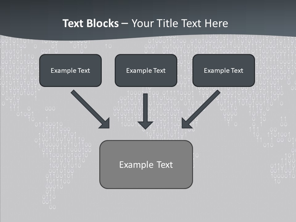 Black Pattern Idea PowerPoint Template