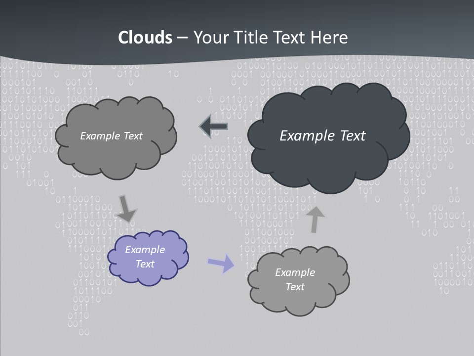 Black Pattern Idea PowerPoint Template