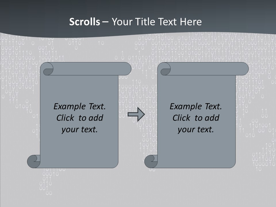 Black Pattern Idea PowerPoint Template