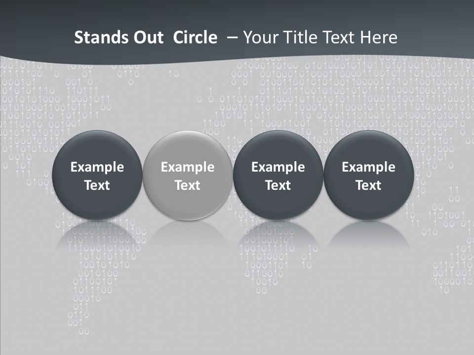 Black Pattern Idea PowerPoint Template