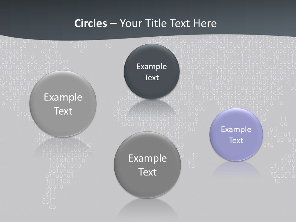 Black Pattern Idea PowerPoint Template