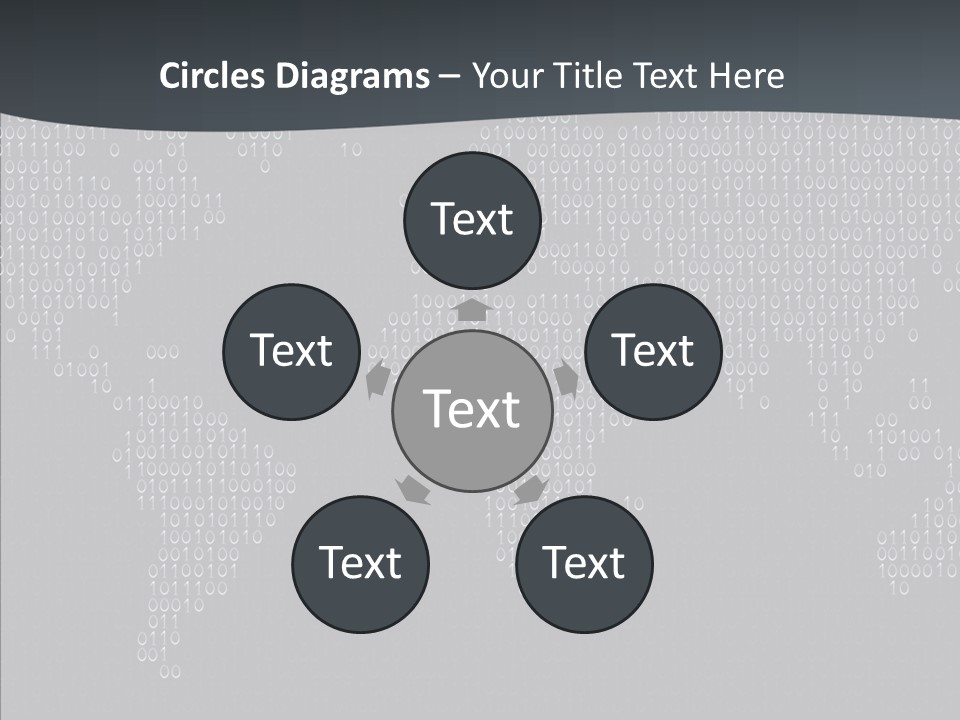 Black Pattern Idea PowerPoint Template