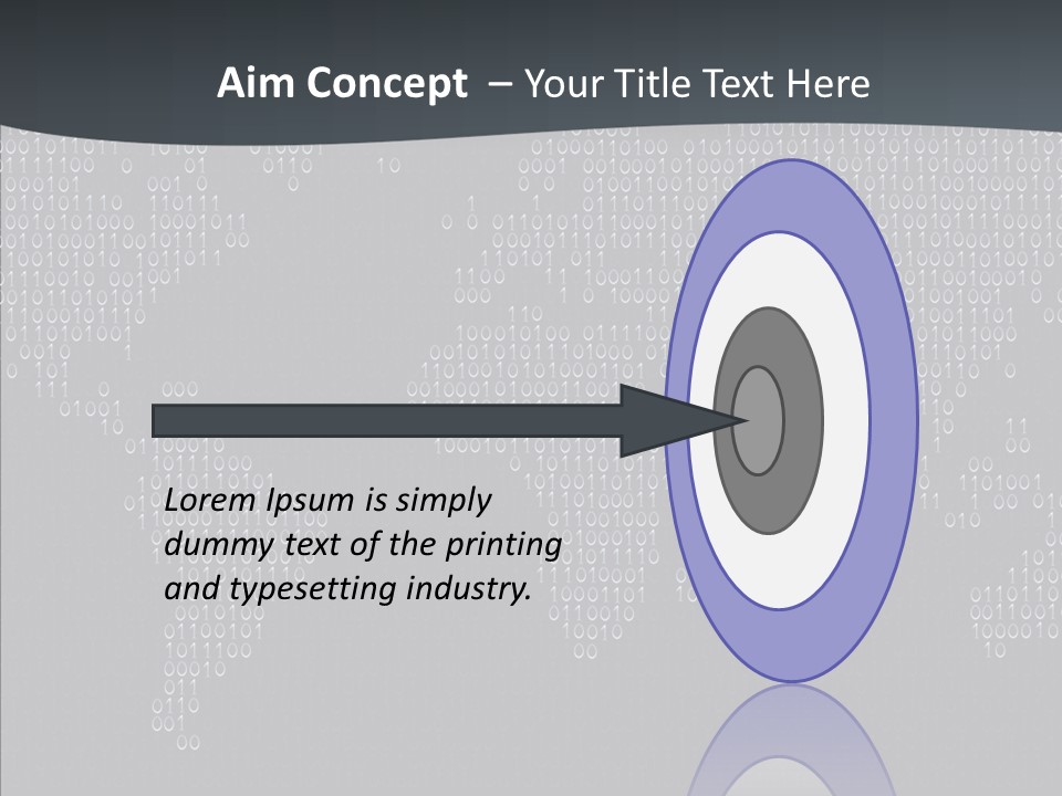 Black Pattern Idea PowerPoint Template