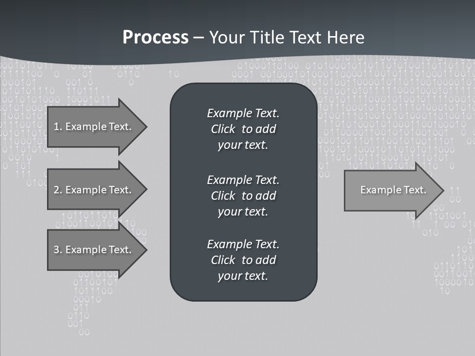 Black Pattern Idea PowerPoint Template