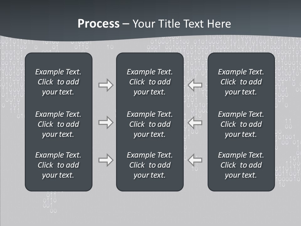 Black Pattern Idea PowerPoint Template