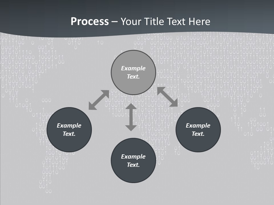 Black Pattern Idea PowerPoint Template