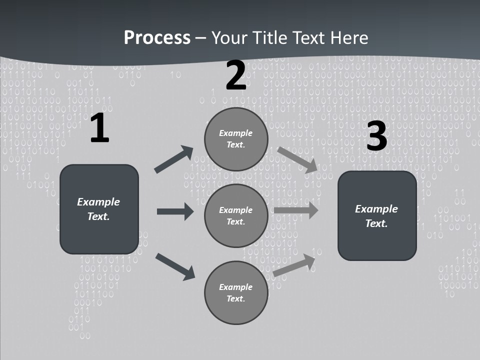 Black Pattern Idea PowerPoint Template