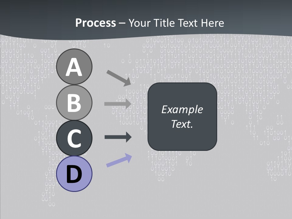 Black Pattern Idea PowerPoint Template