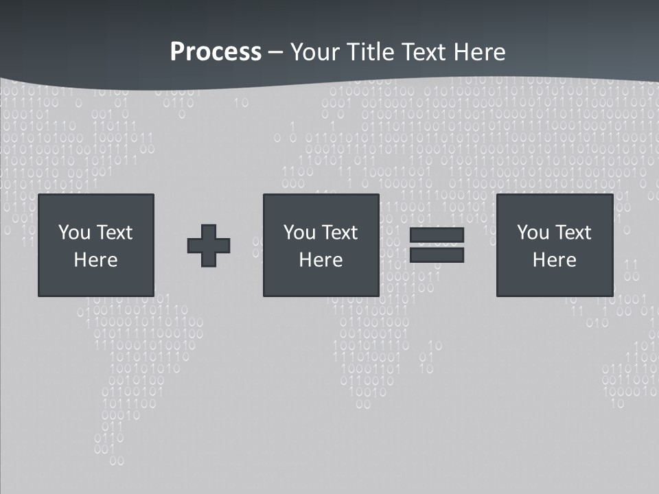 Black Pattern Idea PowerPoint Template