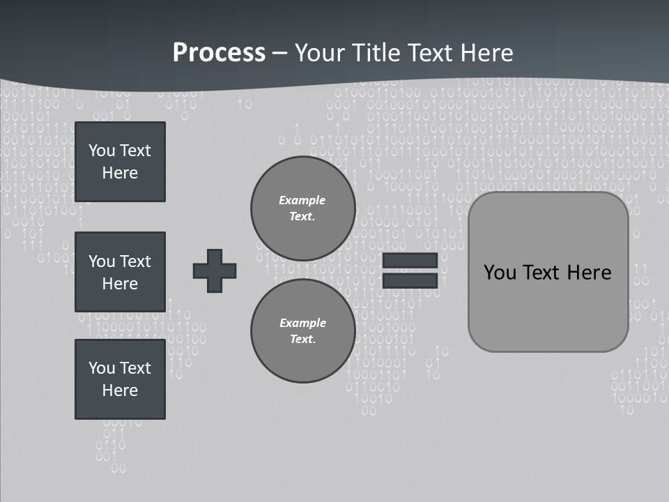 Black Pattern Idea PowerPoint Template