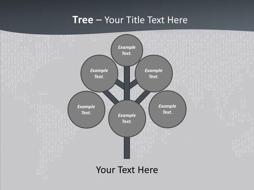 Black Pattern Idea PowerPoint Template