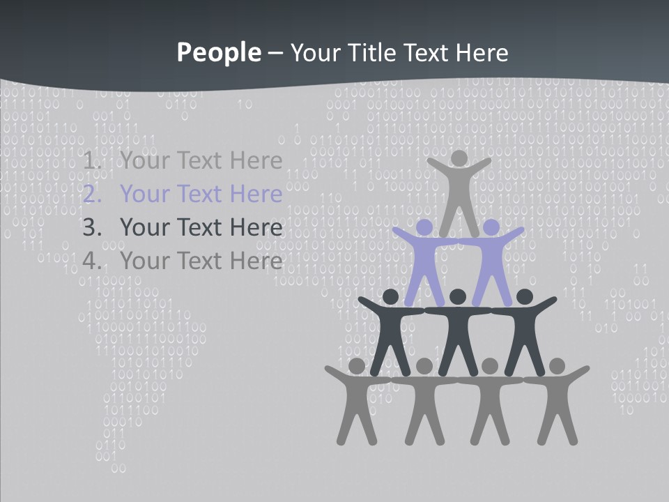 Black Pattern Idea PowerPoint Template