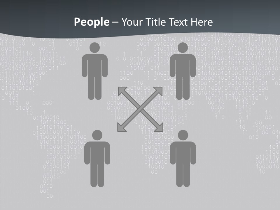 Black Pattern Idea PowerPoint Template