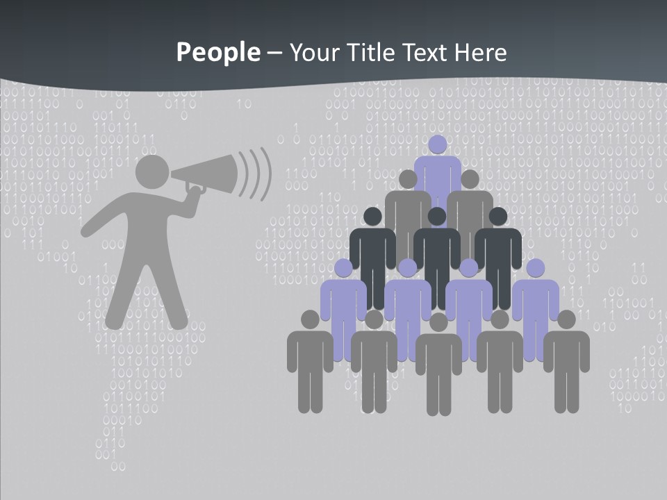 Black Pattern Idea PowerPoint Template