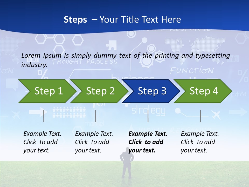 Ideas Stocks Suit PowerPoint Template