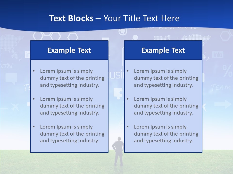 Ideas Stocks Suit PowerPoint Template