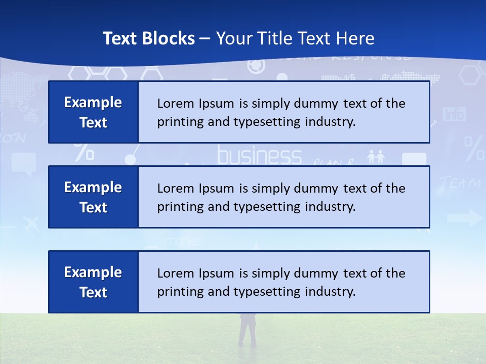 Ideas Stocks Suit PowerPoint Template