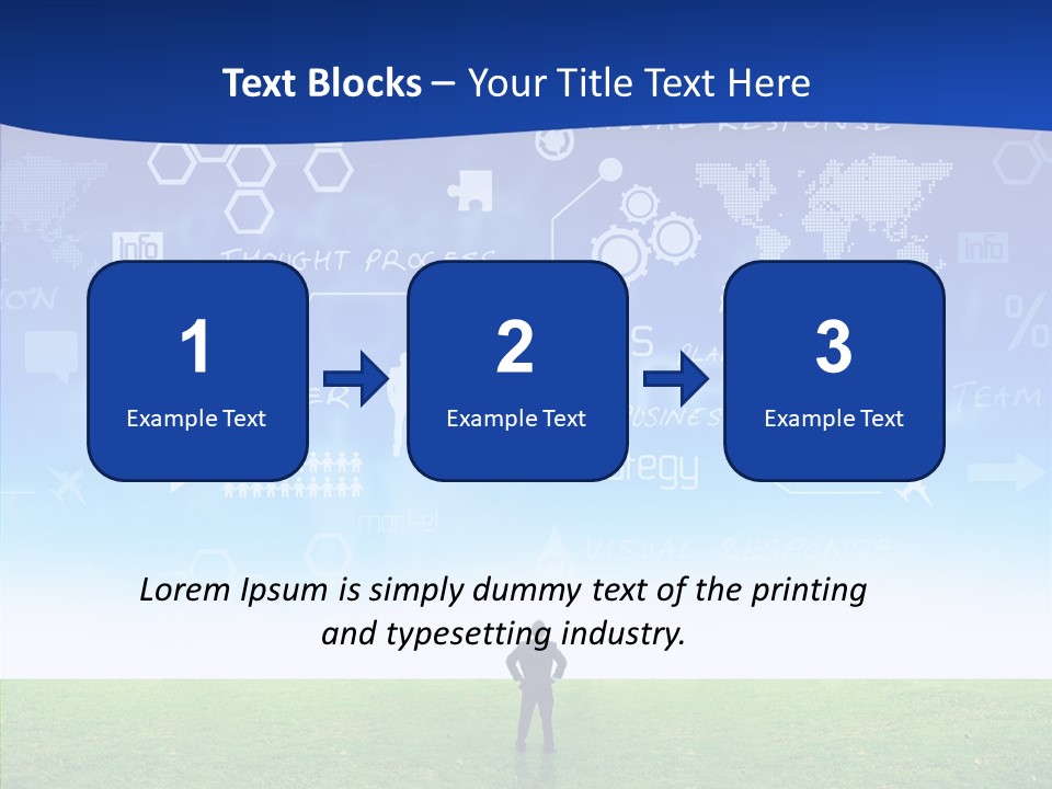 Ideas Stocks Suit PowerPoint Template